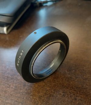 Clamp M52x0.75 to cinelux 70.6